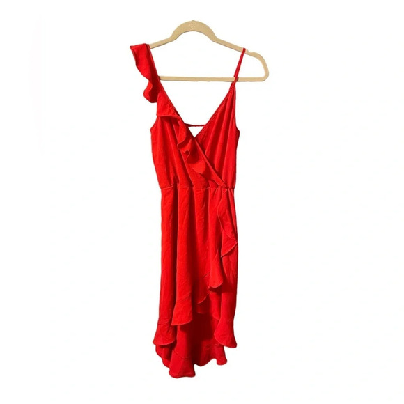 H&M DIVIDED RUFFLE DRESS - Picture 1 of 4